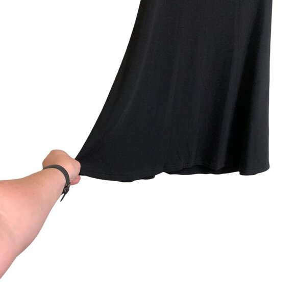 OGL MOVE Heavy Thermal Mermaid Maxi Skirt - Black Size XS Eco-Mousse Stretch - Picture 8 of 10